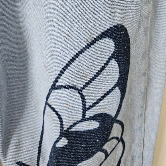 Simple society y2k style butterfly mom jeans - Picture 6 of 9